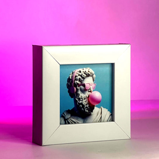 Bubblegum Stoic - Mini Desk Frame