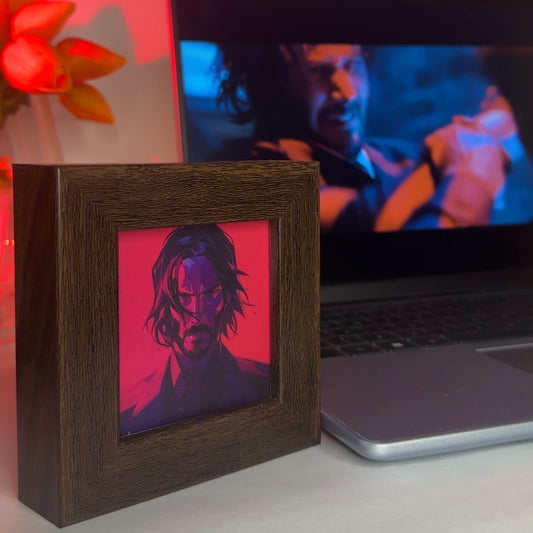 John Wick - Mini Desk Frame by Wall Diaries