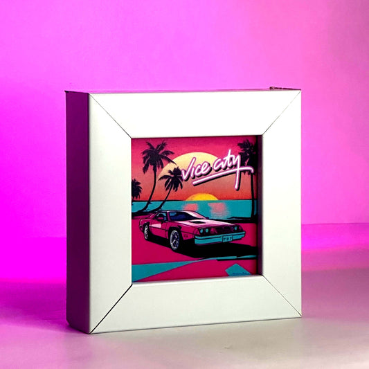 Vice City - Mini Desk Frame